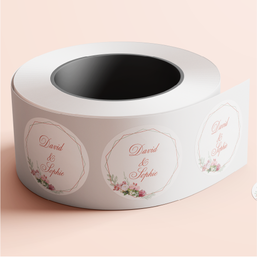 Autocollants Identité visuelle de mariage personnalisé