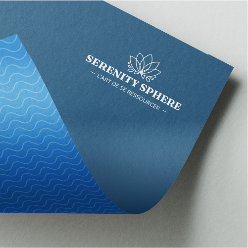 Feuille logo personnalisé